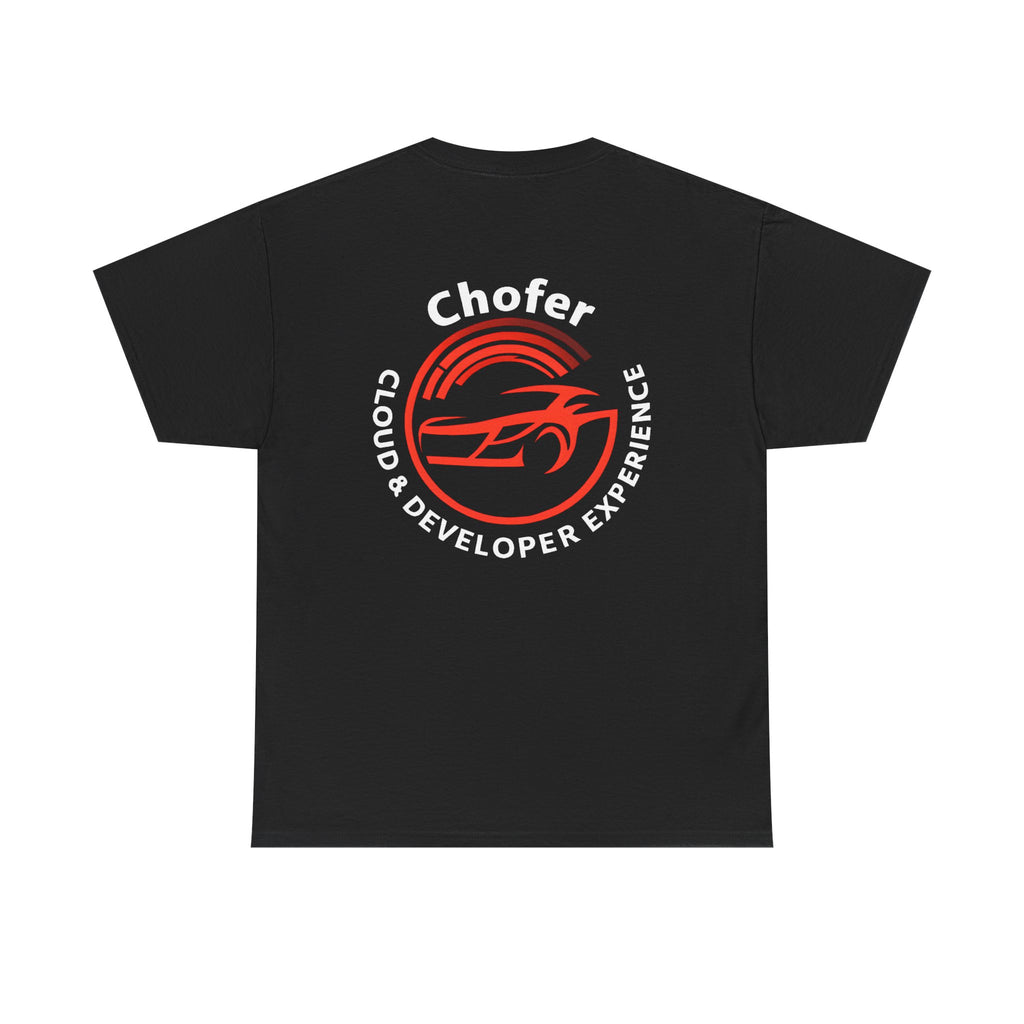 Chofer Logo Tee — Sunset Speed Graphic T‑Shirt