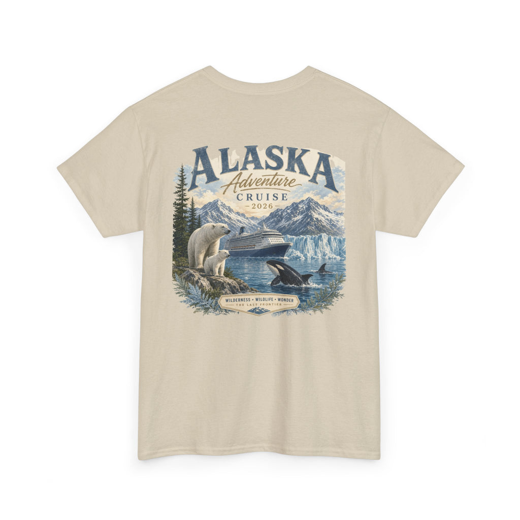Alaska Adventure Cruise T-Shirt — Polar Bears, Orca & Glacier Graphic Tee
