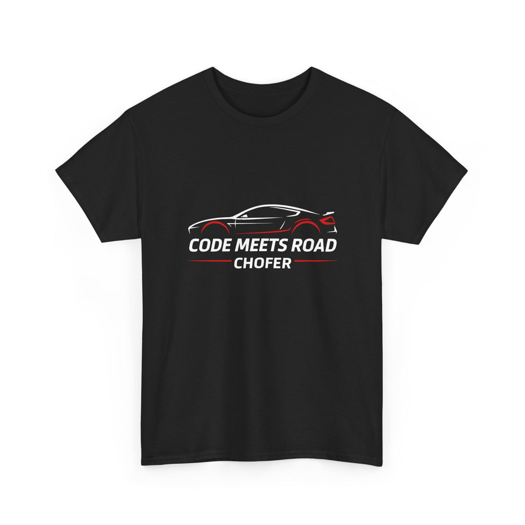 Chofer Logo Tee — Sunset Speed Graphic T‑Shirt