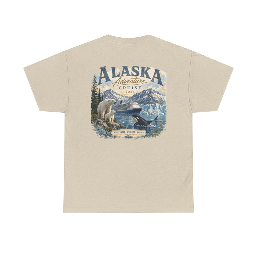Alaska Adventure Cruise T-Shirt — Polar Bears, Orca & Glacier Graphic Tee