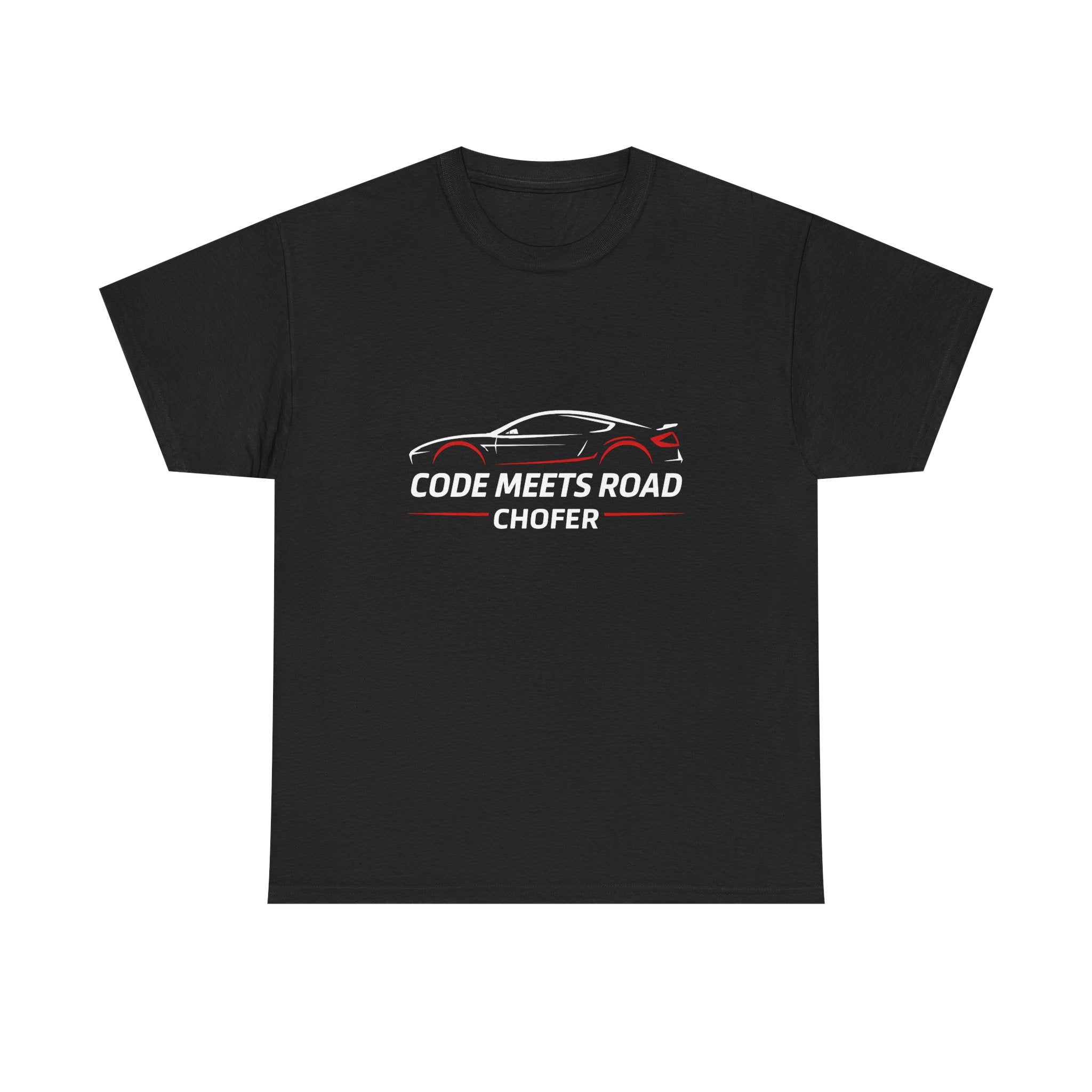 Chofer Logo Tee — Sunset Speed Graphic T‑Shirt