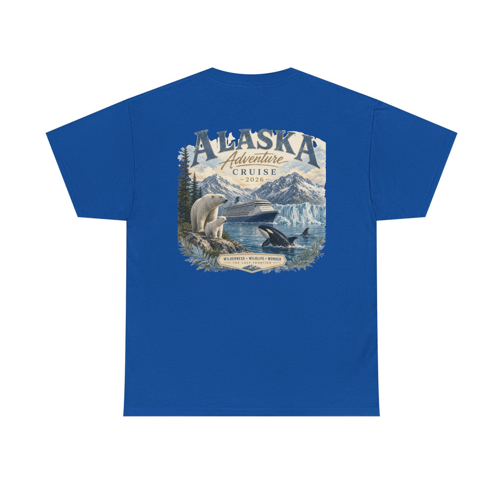 Alaska Adventure Cruise T-Shirt — Polar Bears, Orca & Glacier Graphic Tee