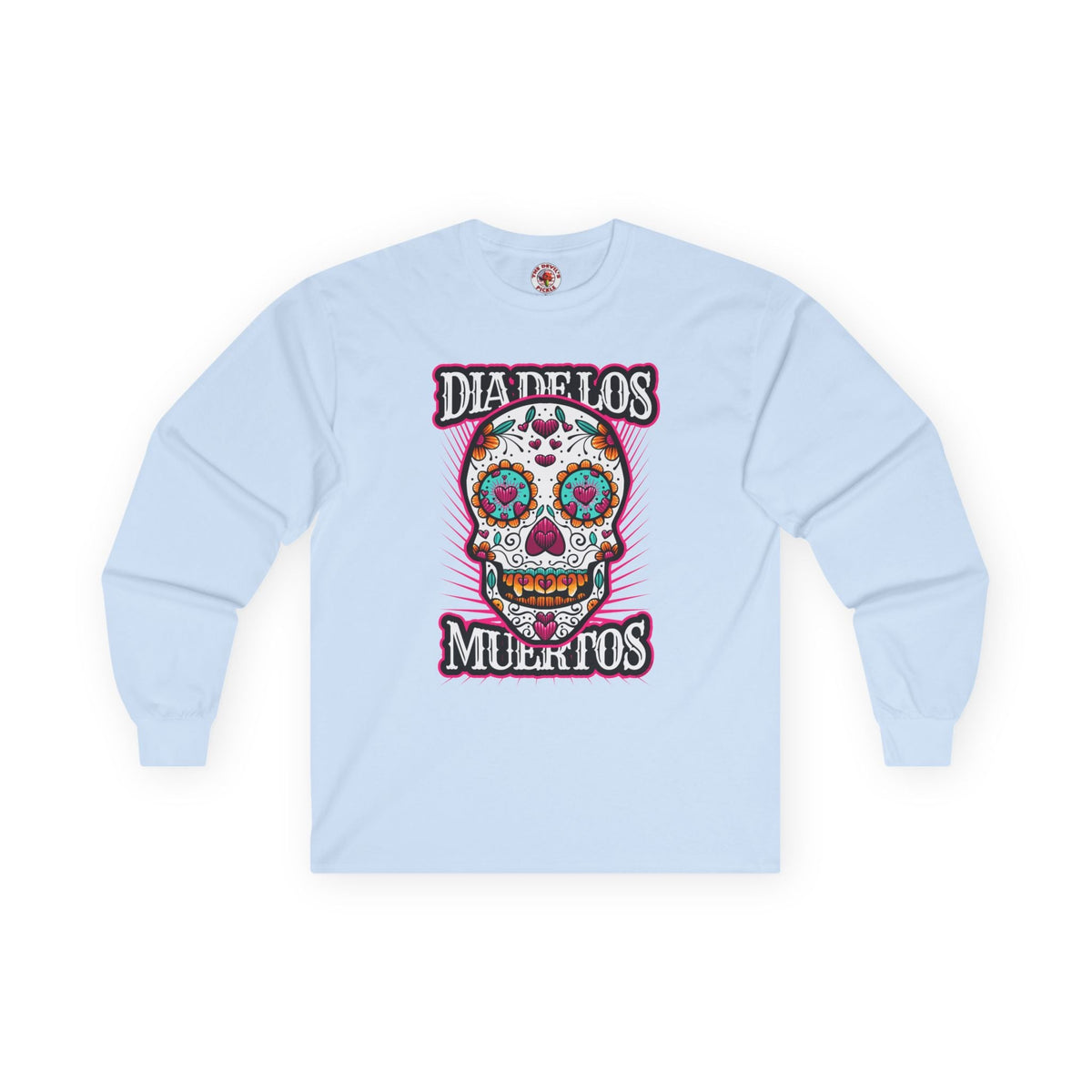 Dia De Los Muertos Skull Long Sleeve Tee