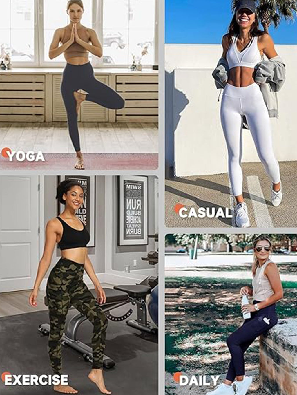 Cropped High Waist Camouflage Leggings