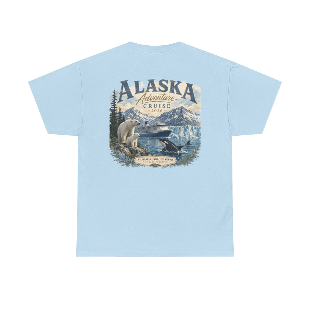 Alaska Adventure Cruise T-Shirt — Polar Bears, Orca & Glacier Graphic Tee