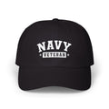 Navy Veteran Classic Dad Cap (Black)