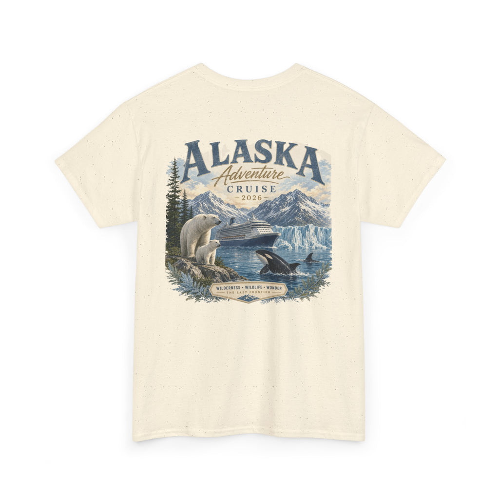 Alaska Adventure Cruise T-Shirt — Polar Bears, Orca & Glacier Graphic Tee