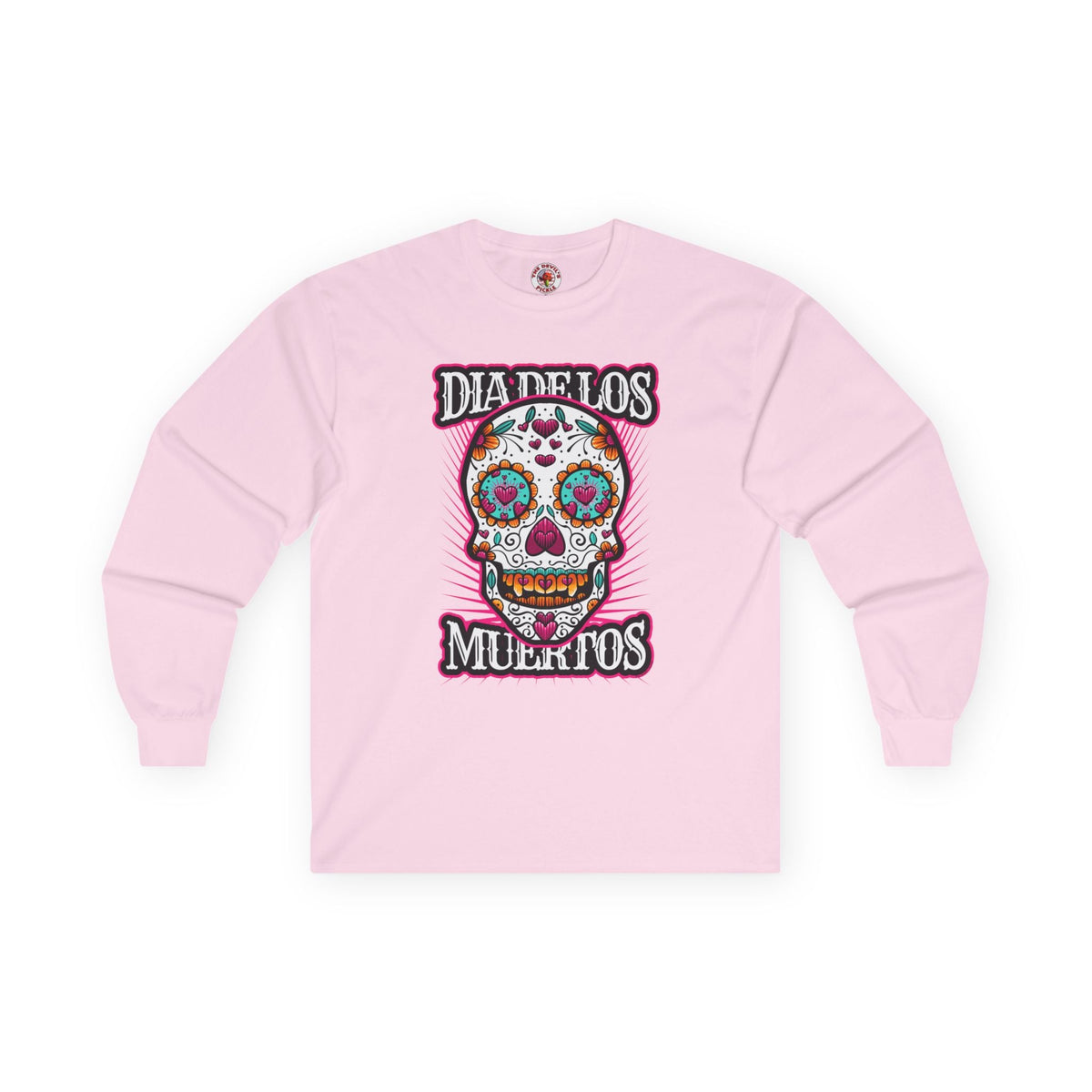 Dia De Los Muertos Skull Long Sleeve Tee