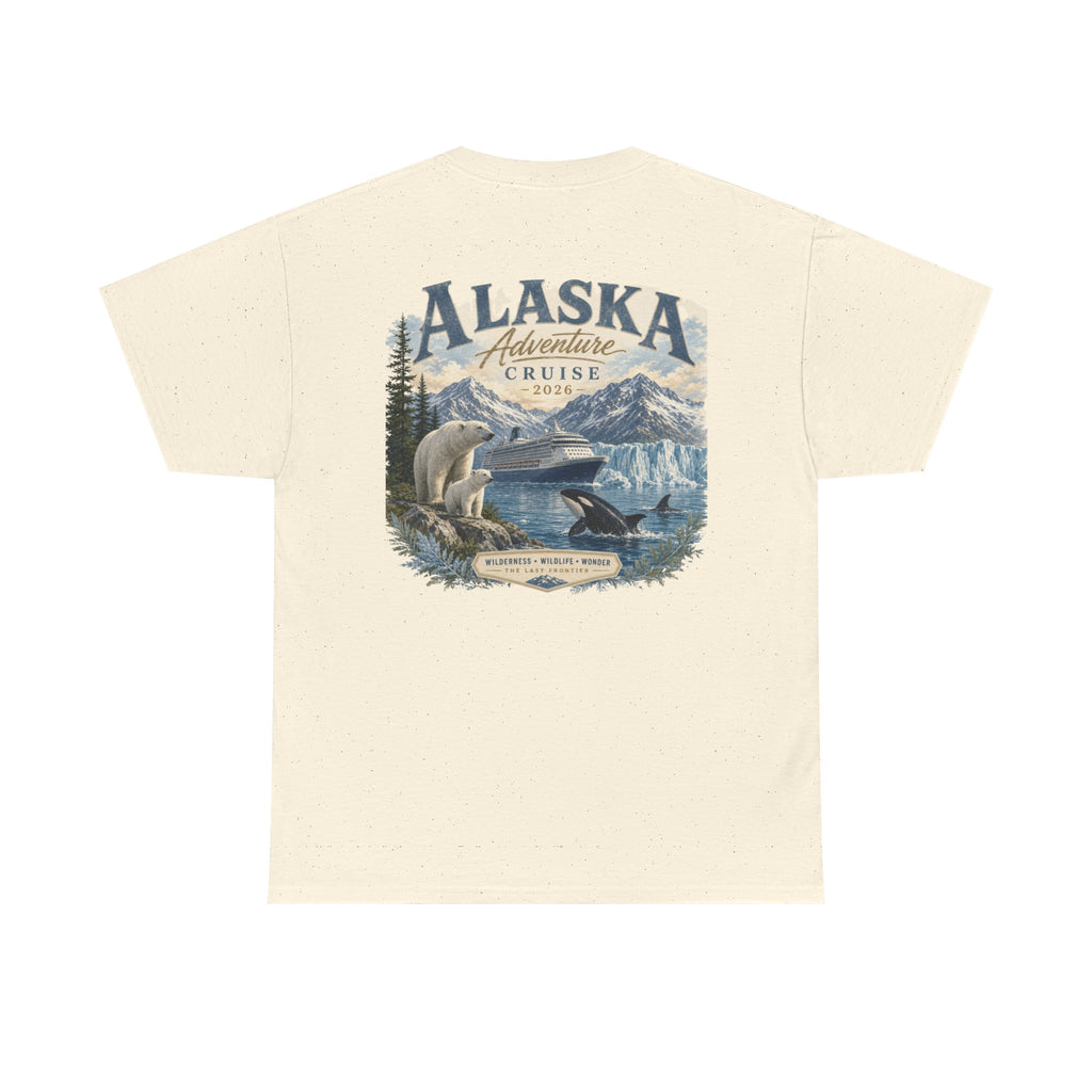 Alaska Adventure Cruise T-Shirt — Polar Bears, Orca & Glacier Graphic Tee