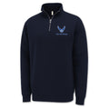 Air Force Wings Left Chest Logo 1/4 Zip (Navy)