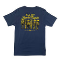 Rowdy Friends Pocket T-Shirt - Navy