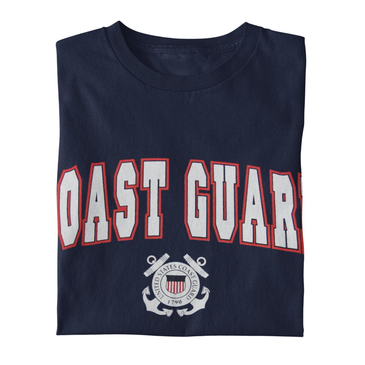 Coast Guard Arch Seal T-Shirt (Navy)