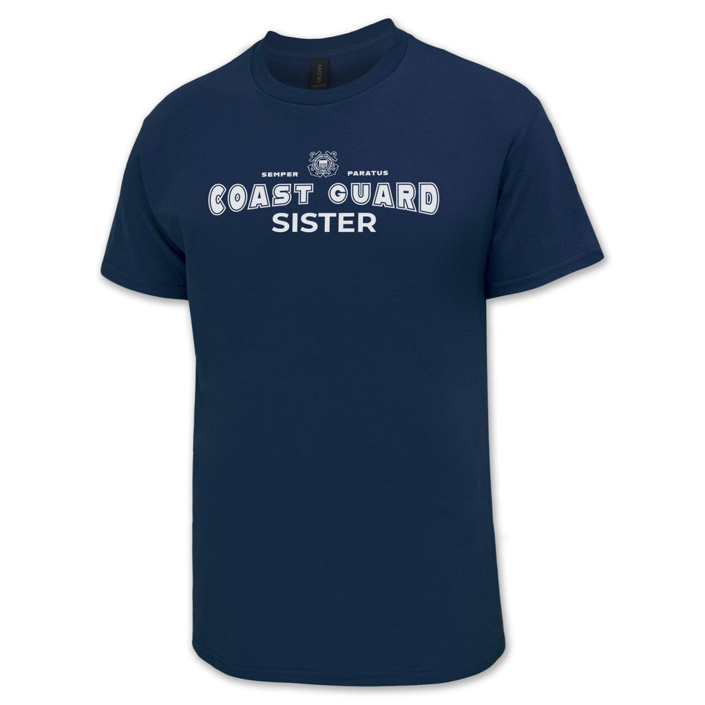 Coast Guard Sister T-Shirt (Navy)