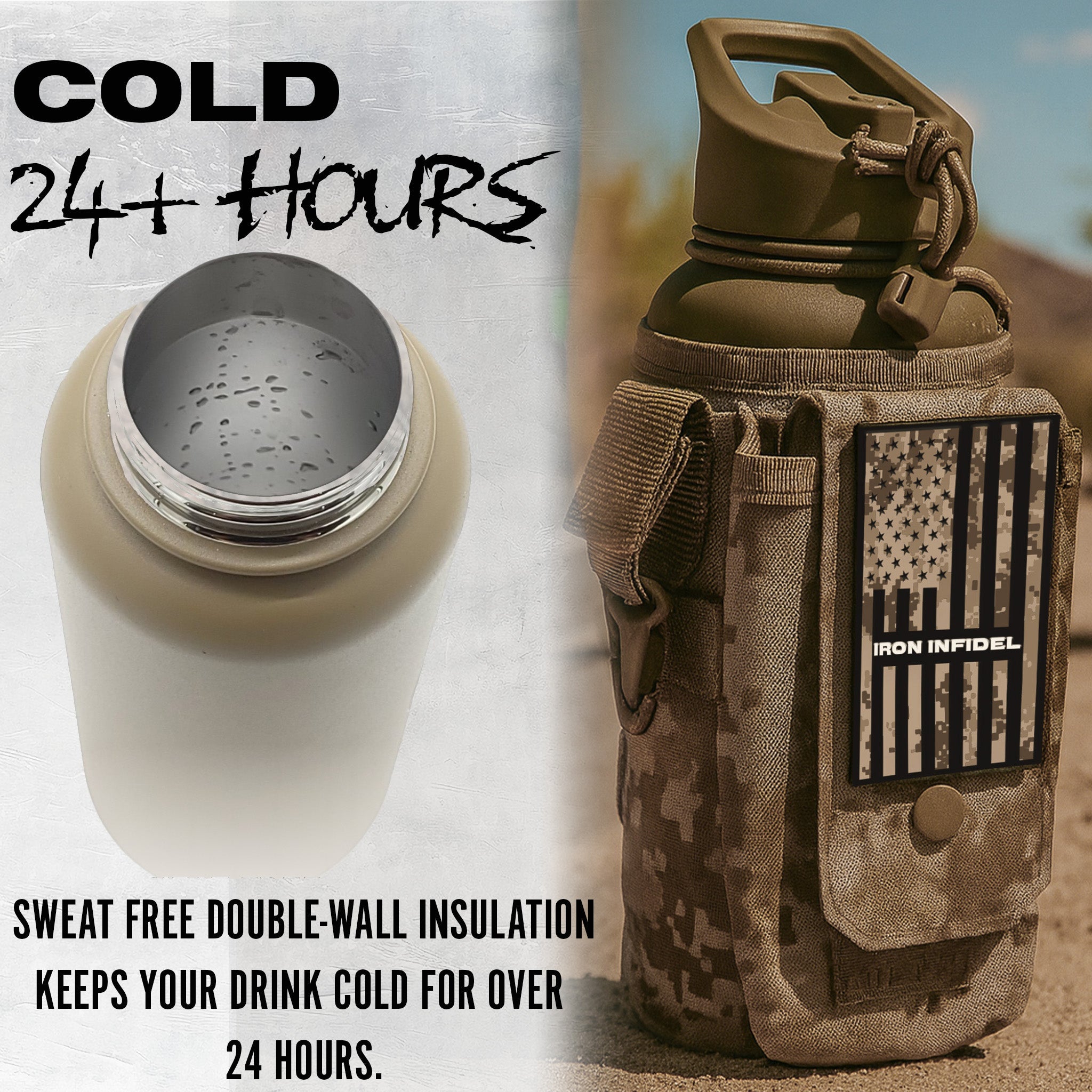 32oz Compact Battle Bottles