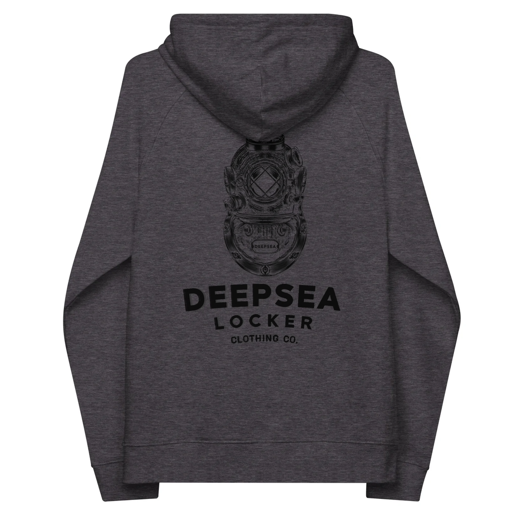 DEEPSEA Locker / Made Under Pressure / Eco Raglan hoodie