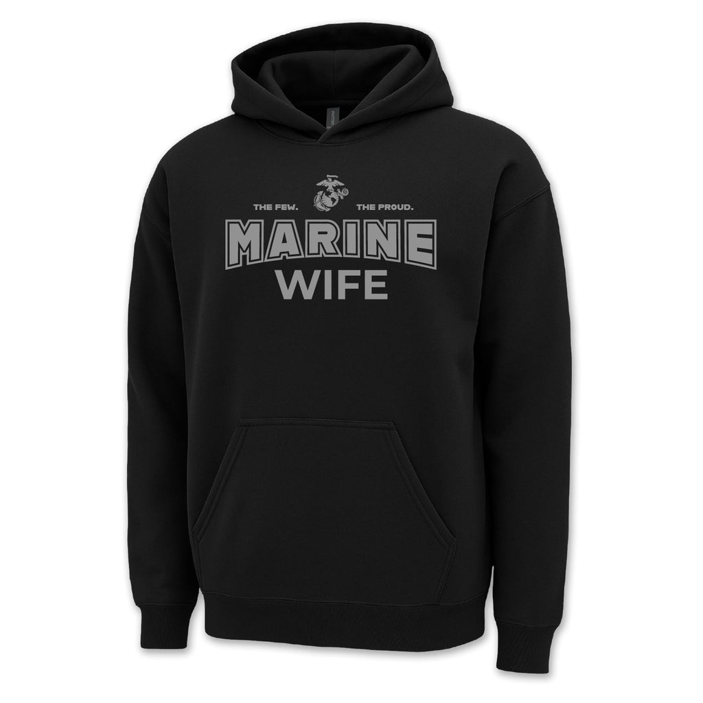 Marines Wife Hood (Black)