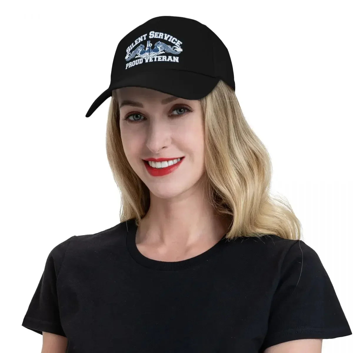 Silent Service - Proud Veteran Baseball Cap New In The Hat Winter hat Big Size Hat Christmas Women Beach Fashion Men's
