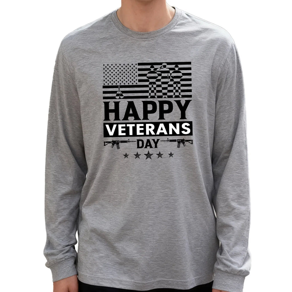 Happy Veterans Day Long Sleeve