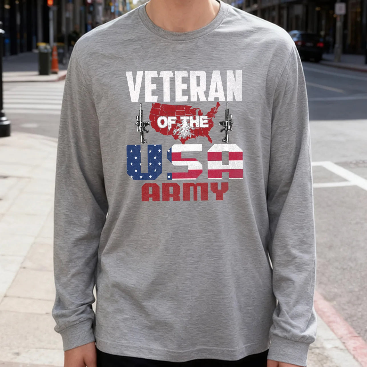 Veteran of Us Army Long Sleeve