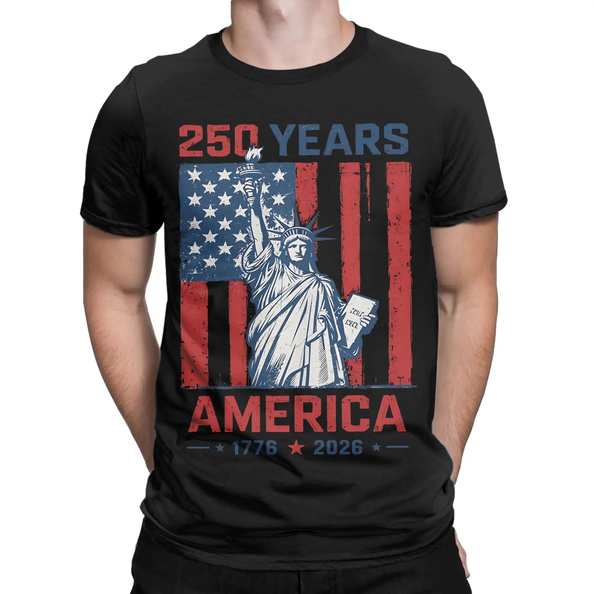 2026 New Men Women Fashion America 250Th Anniversary 1776-2026 Us Flag July 4Th T Shirt Tee Cotton T-shirts Clothes
