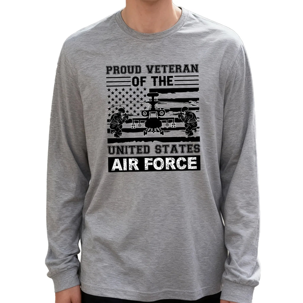 Proud Veteran Long Sleeve