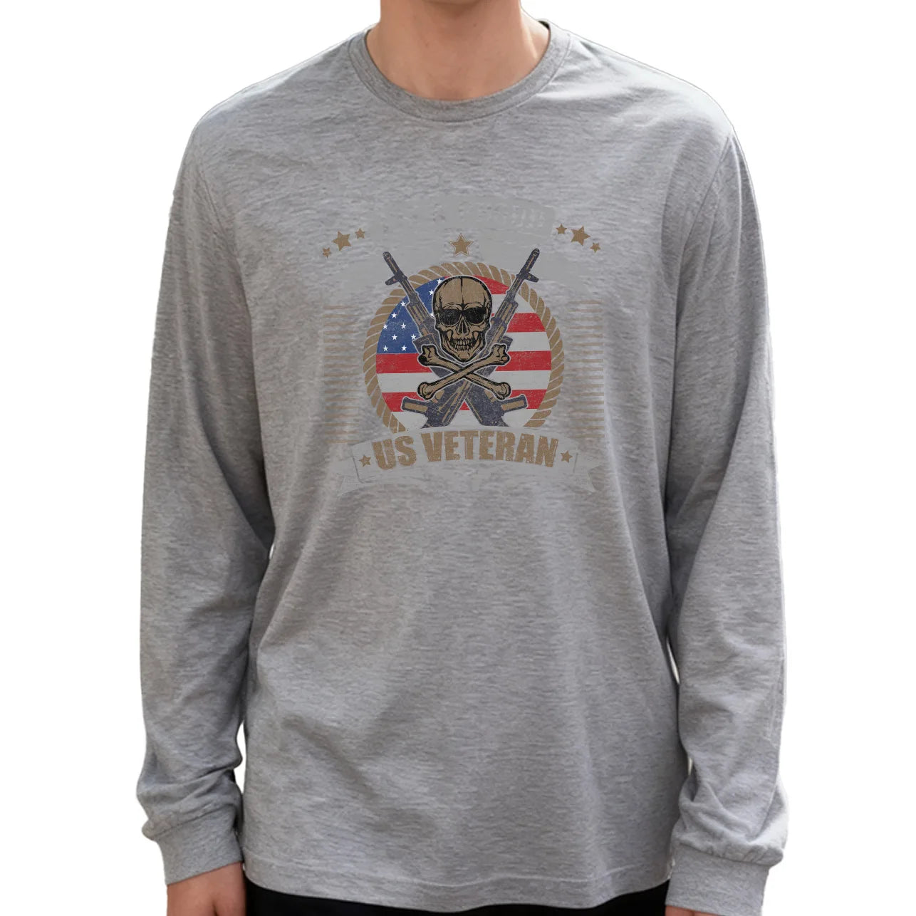 Proud American Veteran Long Sleeve
