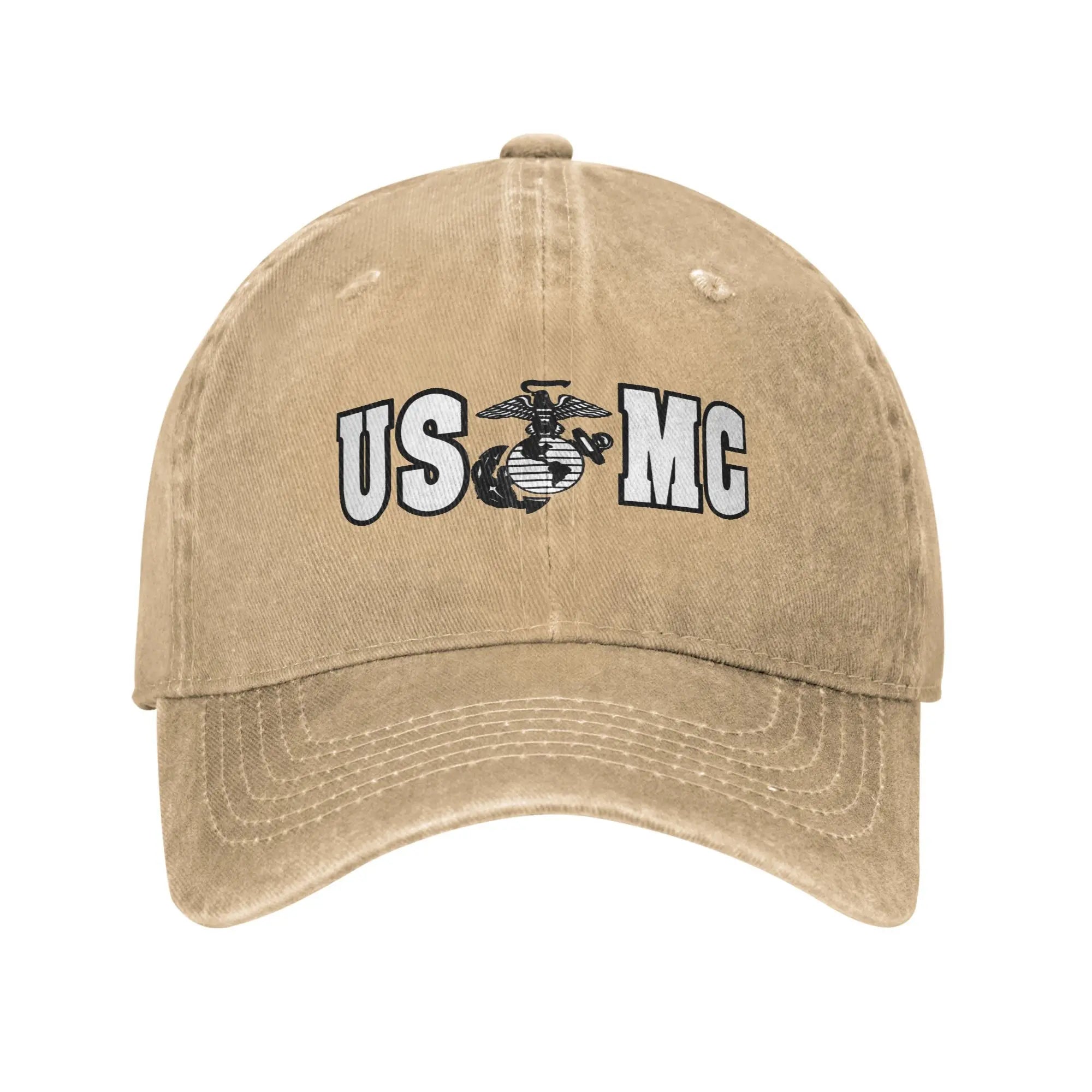 USMC Veteran Distressed Cap