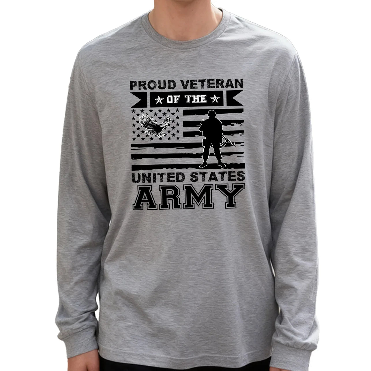 Proud Army Veteran Long Sleeve