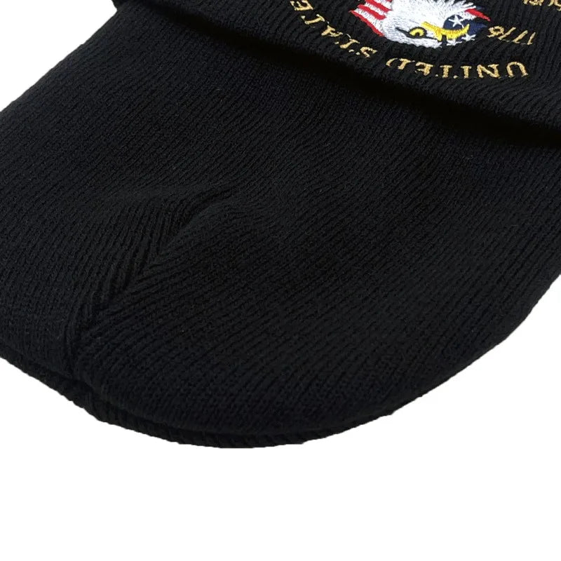 250th Anniversary USA Knit Hat Warm Cozy Embroidery Beanie for Women Men, 250 Year American Anniversary Merchandise