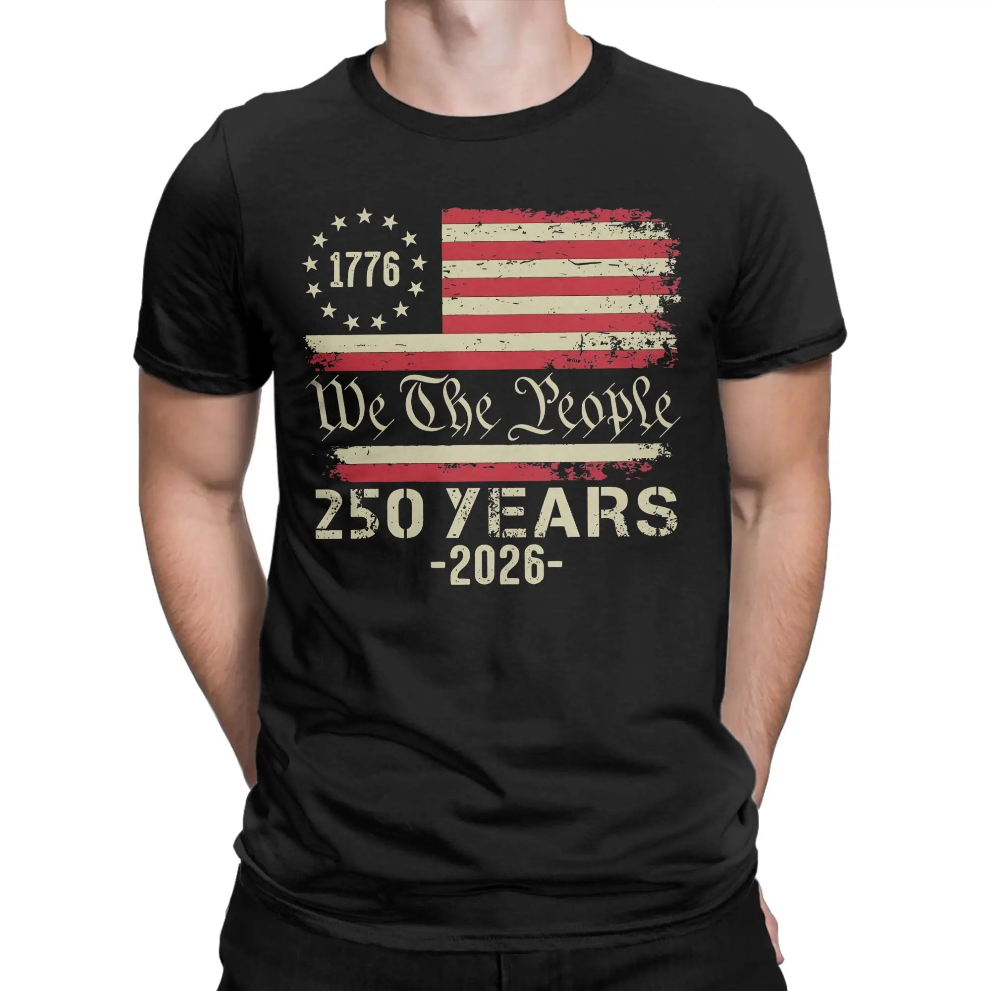 2026 New Men Women Fashion America 250Th Anniversary 1776-2026 Us Flag July 4Th T Shirt Tee Cotton T-shirts Clothes