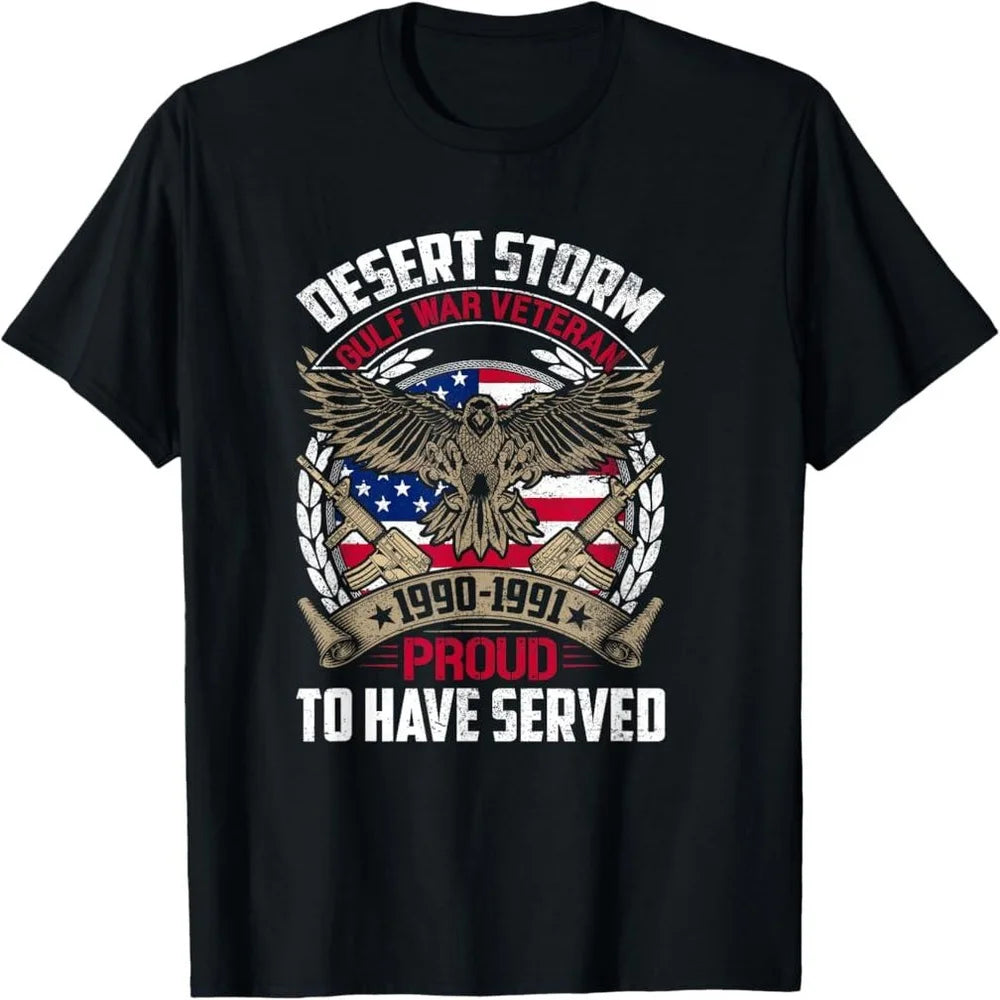 Desert Storm Eagle Flag Tee