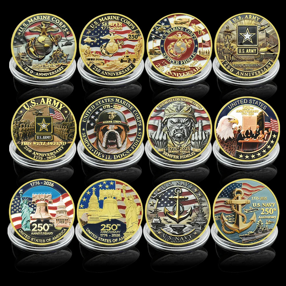 250th Anniversary Commemorative Coin of the United States Special Forces  For Military Enthusiasts Collectibles Challenge Coin