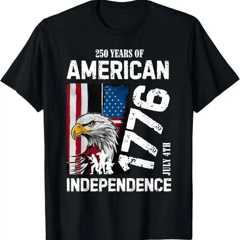 250 Years America Anniversary 250Th Independence Day T Shirt