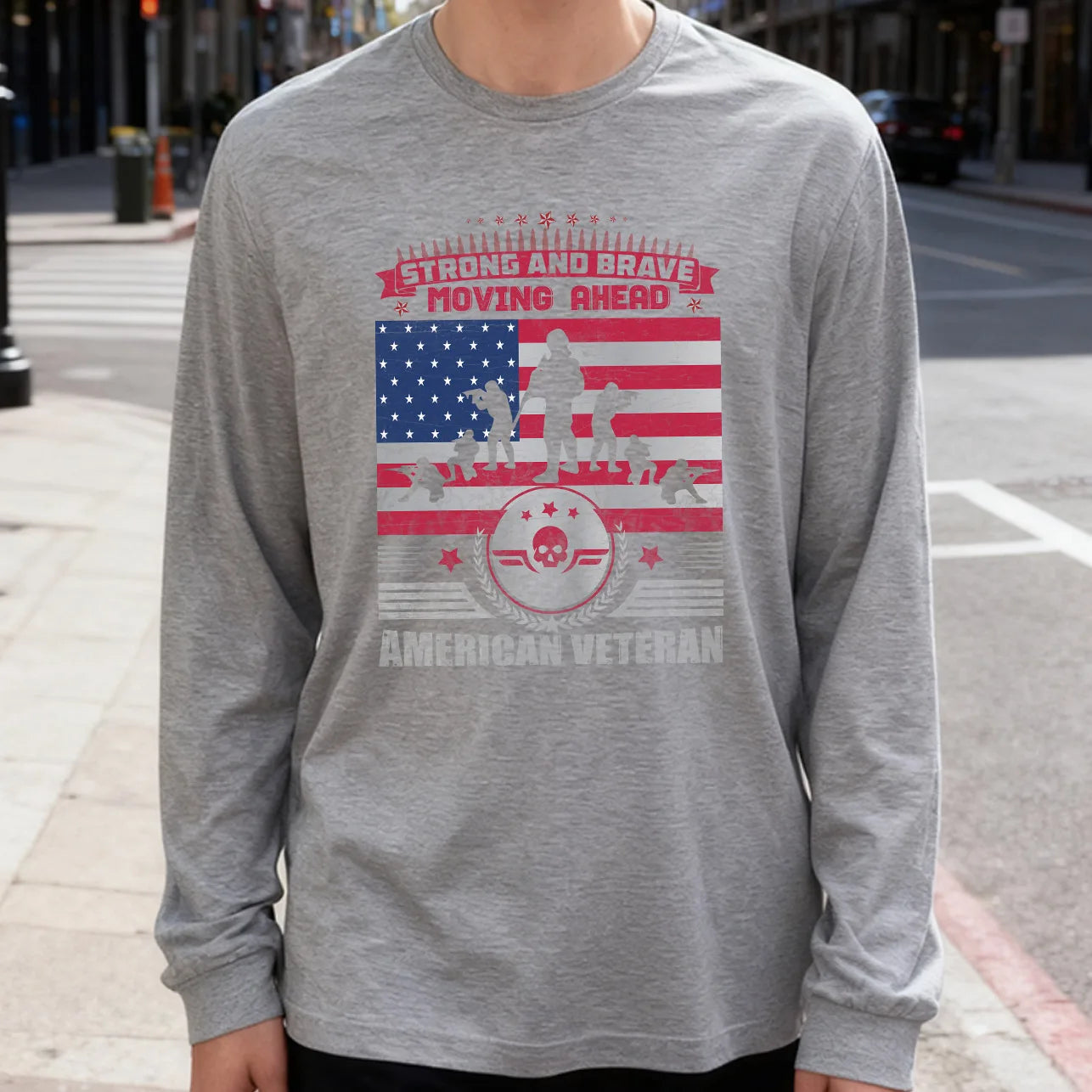 Strong & Brave Veteran Long Sleeve