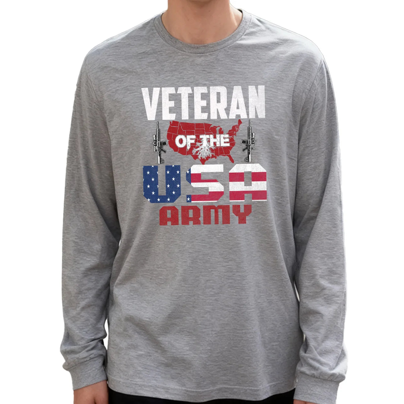 Veteran of Us Army Long Sleeve