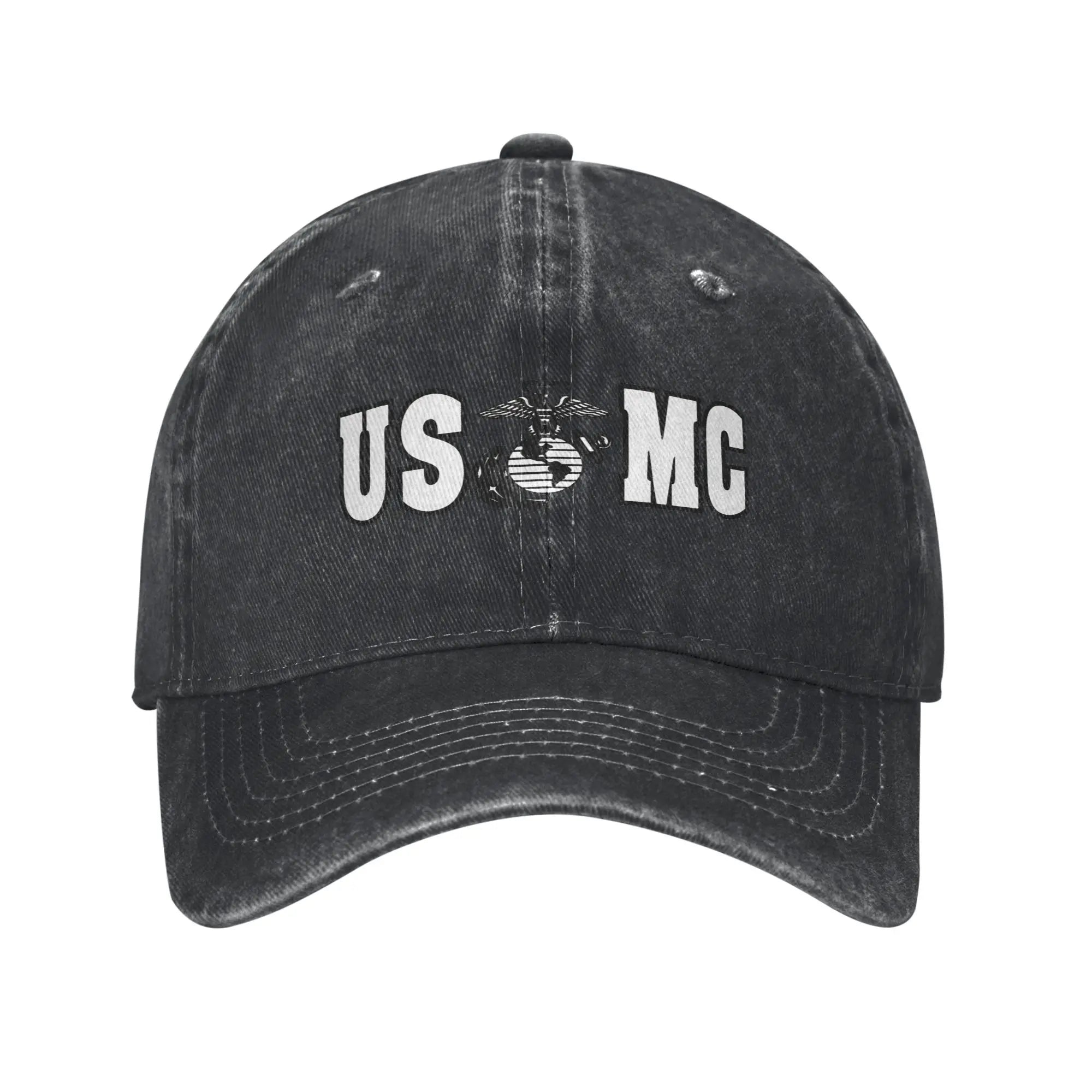 USMC Veteran Distressed Cap