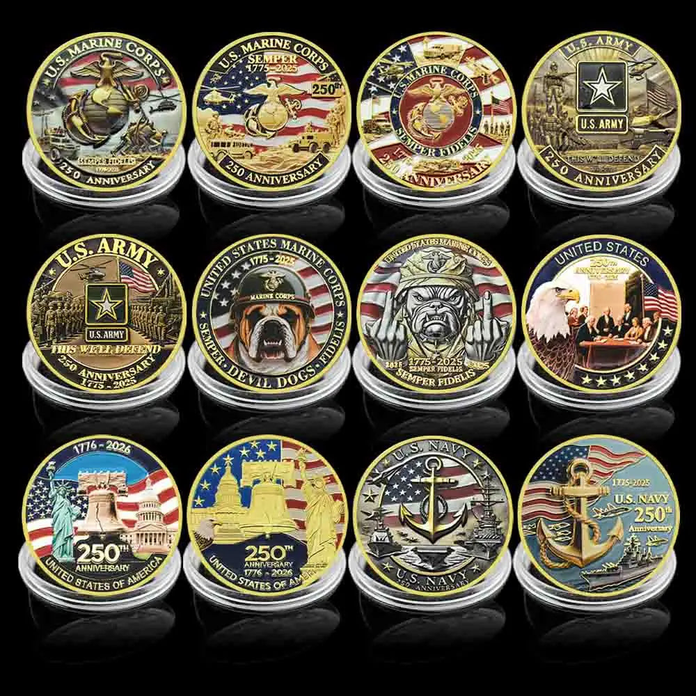 250th Anniversary Commemorative Coin of the United States Special Forces  For Military Enthusiasts Collectibles Challenge Coin