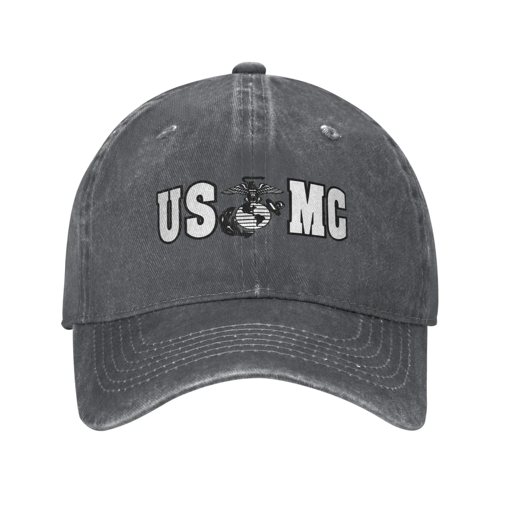 USMC Veteran Distressed Cap