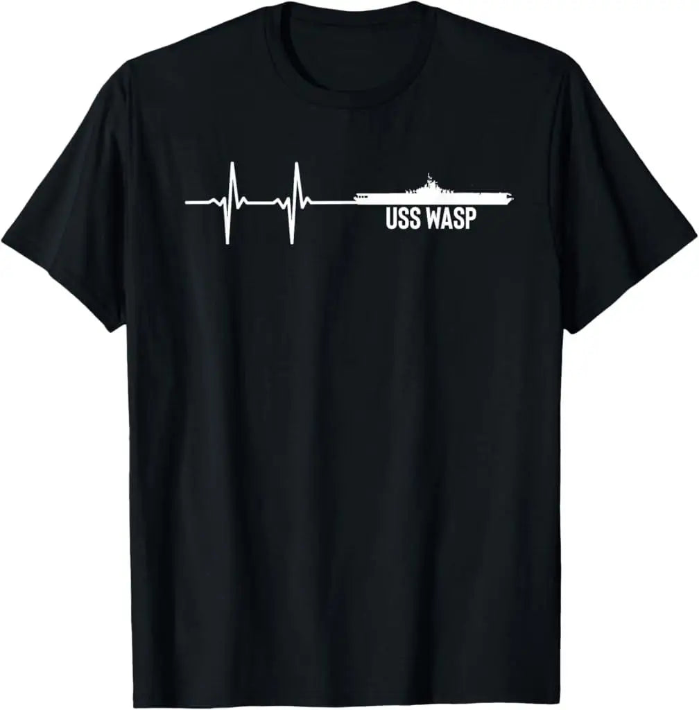 USS Wasp ECG Navy Tee