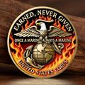 The New Marine Corps 2D Printed Collectible Coin 250th Anniversary of The United States Gold Plated Souvenir Coin