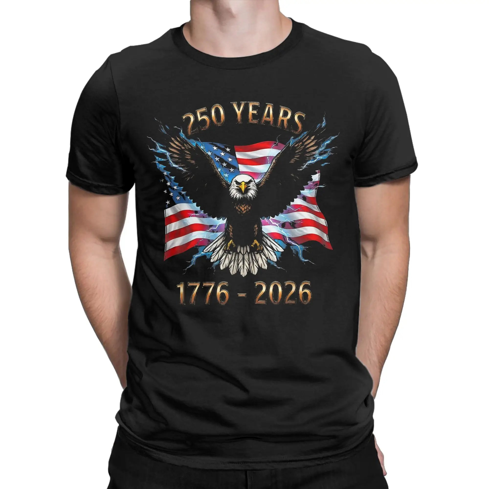 2026 New Men Women Fashion America 250Th Anniversary 1776-2026 Us Flag July 4Th T Shirt Tee Cotton T-shirts Clothes