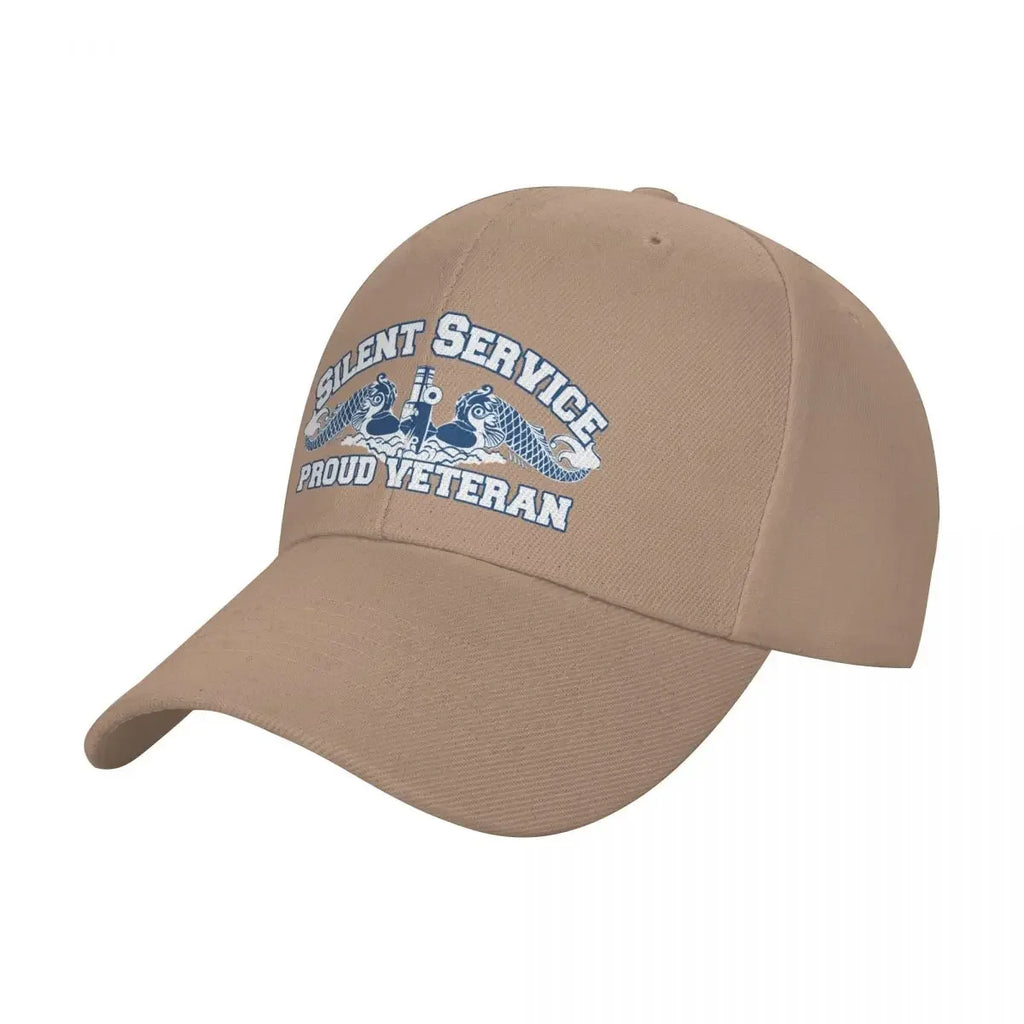 Silent Service - Proud Veteran Baseball Cap New In The Hat Winter hat Big Size Hat Christmas Women Beach Fashion Men's