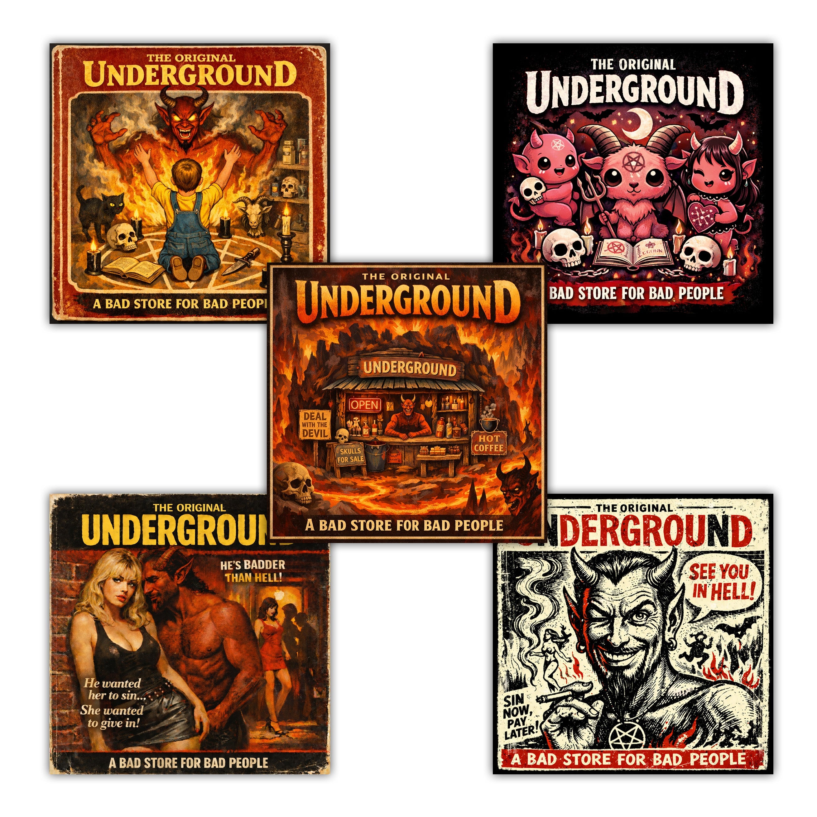 Underground Work Sticker The Original Underground Sticker Bundle – Veteran Code