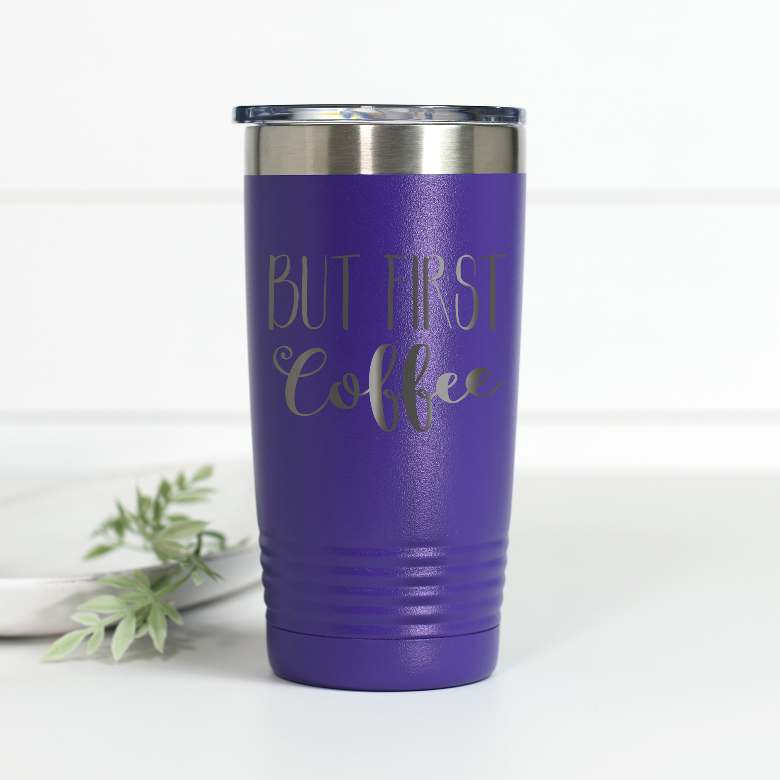 But First Coffee 20 oz Engraved Tumbler