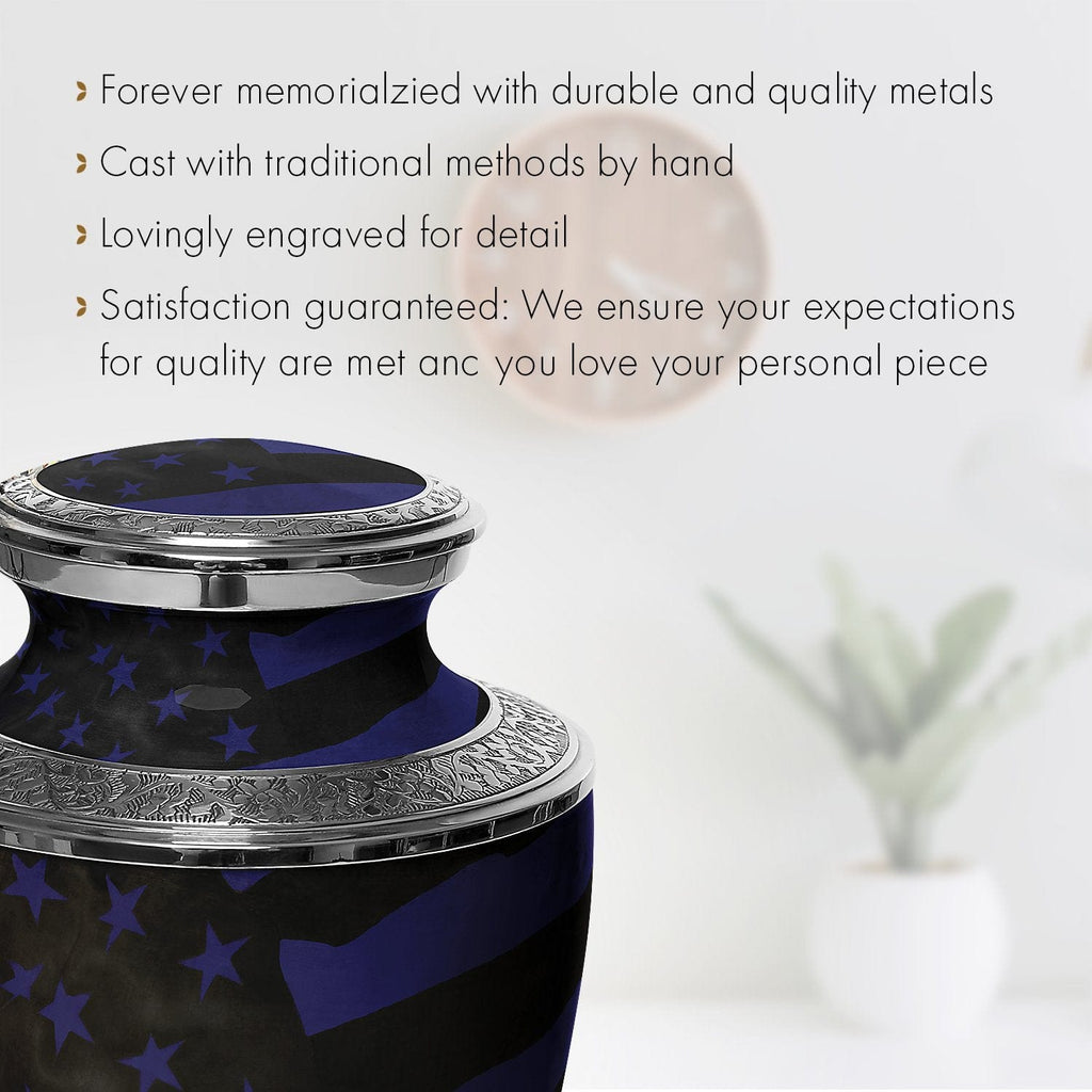 US Coast Guard Extra Large Urn or Companion Urn – Extra Large Urns for Human Ashes | XL Urn & XXL Urn