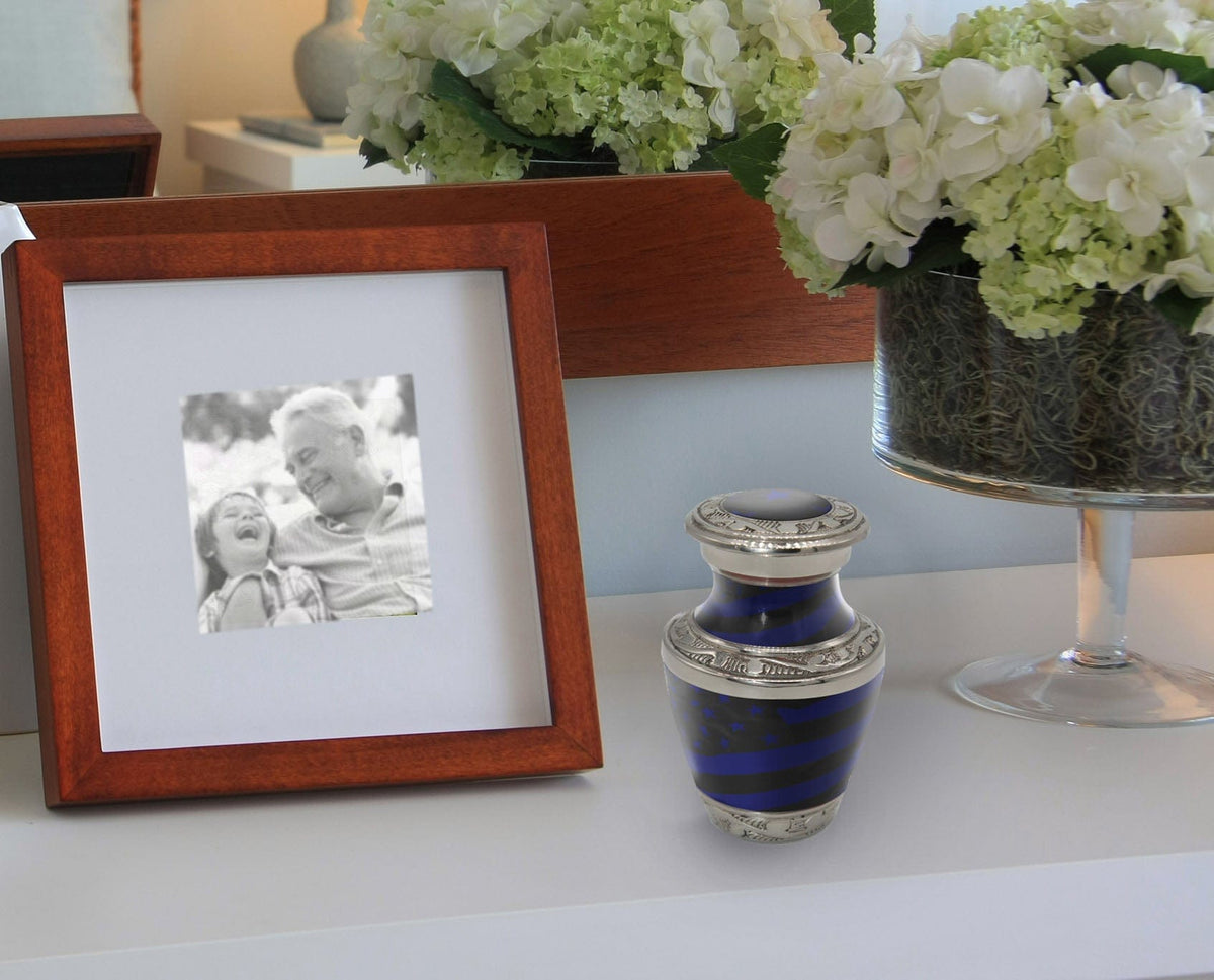 US Coast Guard Cremation Urns for Human Ashes - Large Adult Funeral Urn