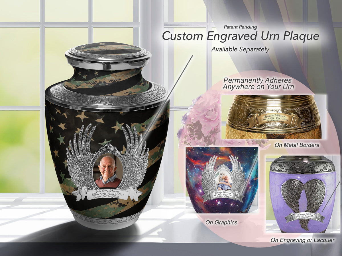 Marine Woodland Extra Large Urn or Companion Urn – Extra Large Urns for Human Ashes | XL Urn & XXL Urn
