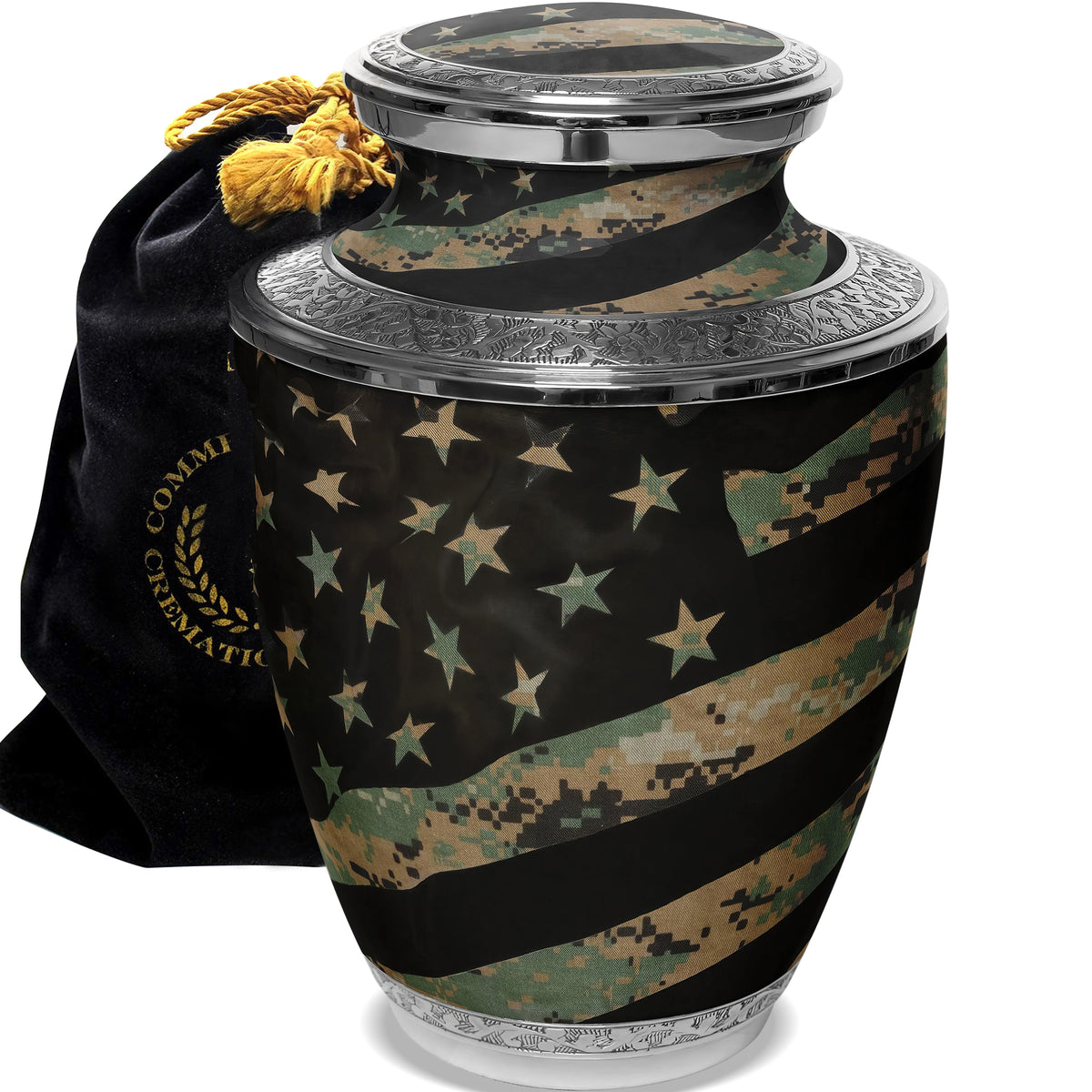 Marine Woodland Extra Large Urn or Companion Urn – Extra Large Urns for Human Ashes | XL Urn & XXL Urn