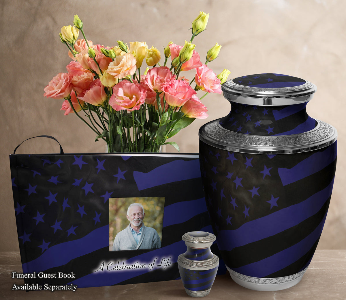 US Coast Guard Extra Large Urn or Companion Urn – Extra Large Urns for Human Ashes | XL Urn & XXL Urn