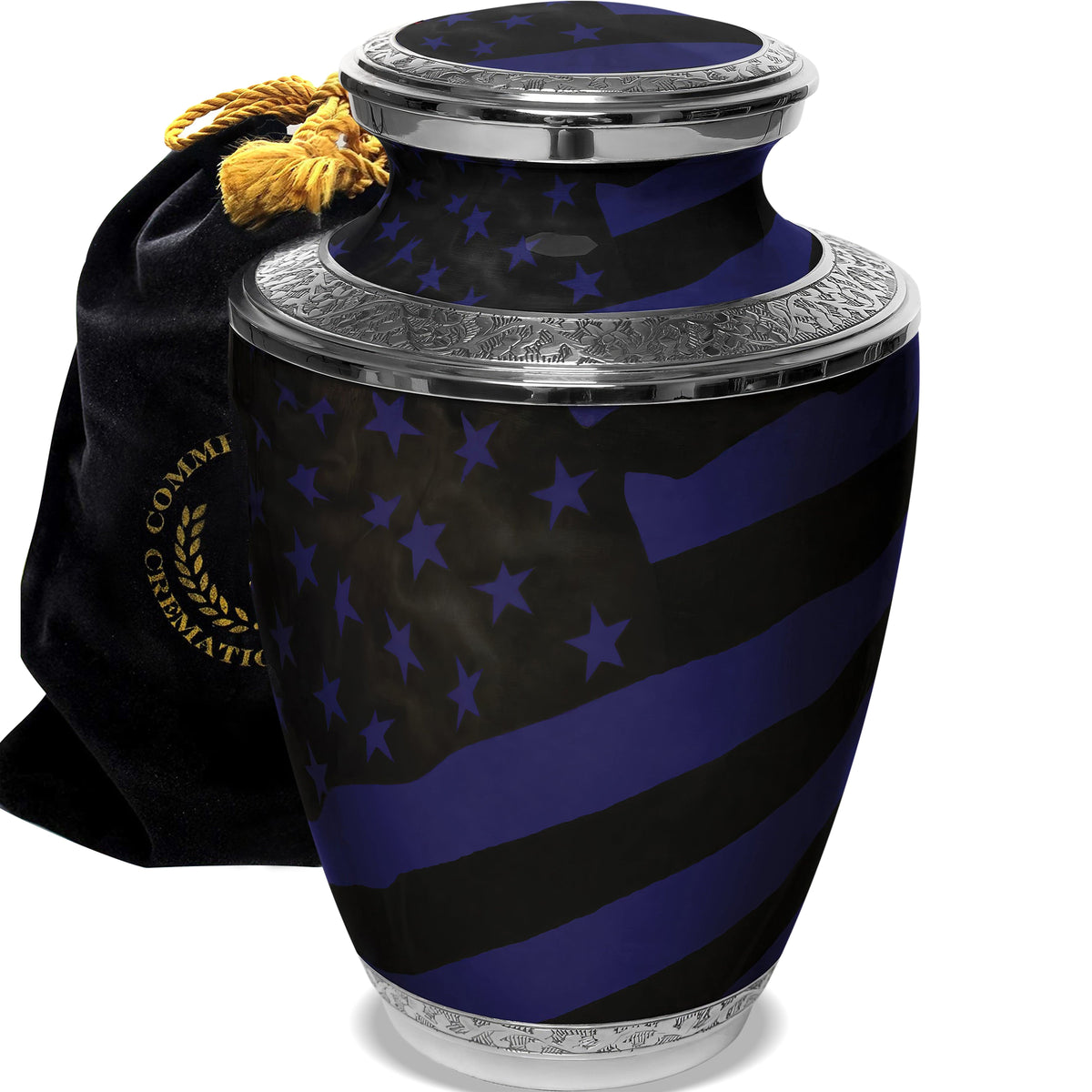 US Coast Guard Cremation Urns for Human Ashes - Large Adult Funeral Urn